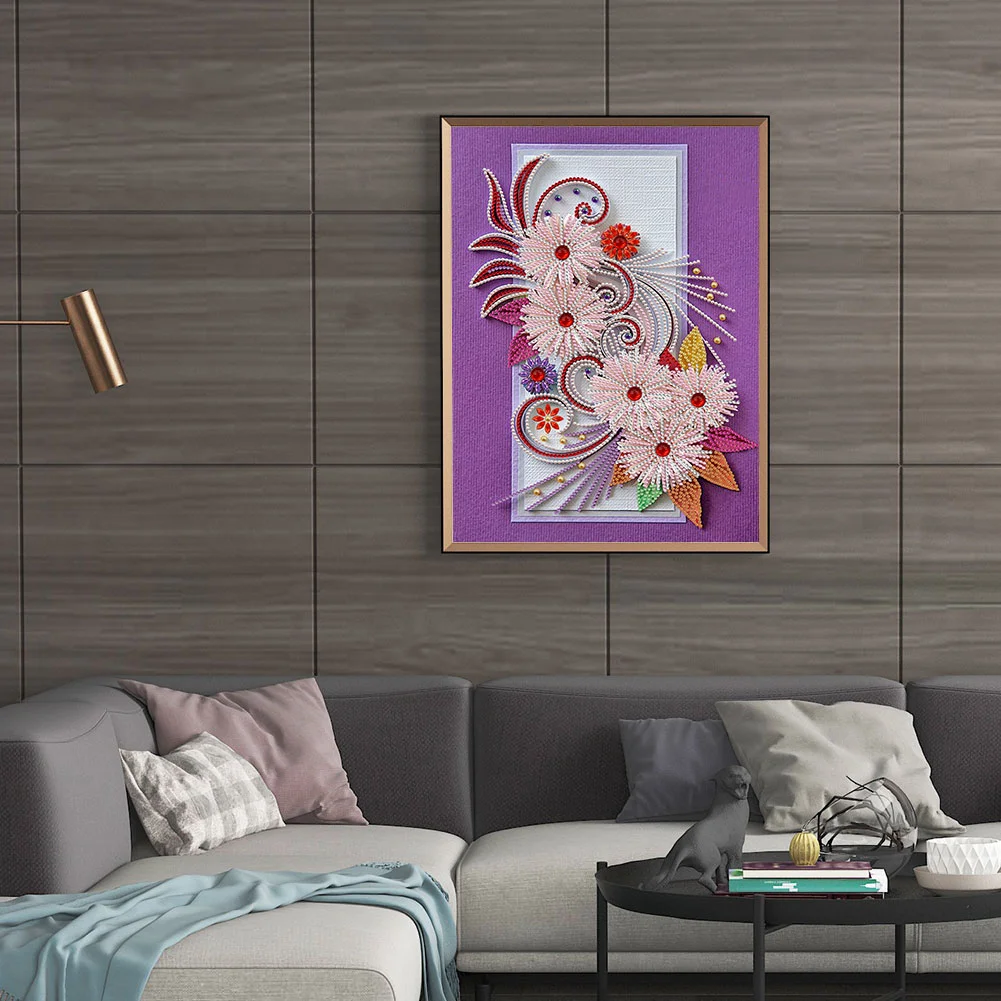 Diamond Painting - Special Shaped Drill - Flower(30*40cm)