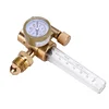 All Brass Argon Meter G5/8 Male Thread CGA580 Connector for Welding Gas Cylinder