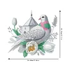2D Flat Acrylic Bird Flower DIY Desktop Diamond Art Kits for Adults Beginner