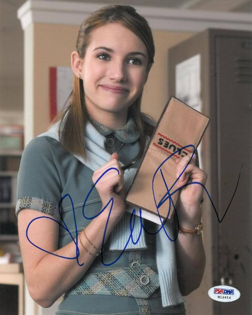 Emma Roberts Signed Authentic Autographed 8x10 Photo Poster painting (PSA/DNA) #H15616