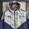 2023/2024 Italy Windbreaker(White-Navy blue)Football Shirt 1:1 Thai Quality