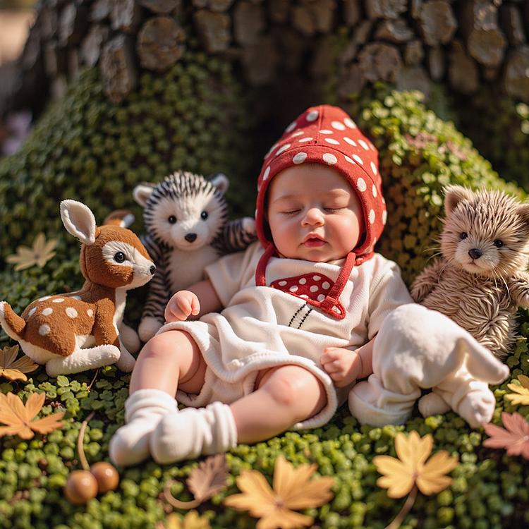 12"&16" Flexible Full Silicone Realistic Baby, Soft Newborn Sleeping Baby Doll Boy or Girl Cesin and Rezein：Realistic Reborn Baby Dolls By Rsgdolls®