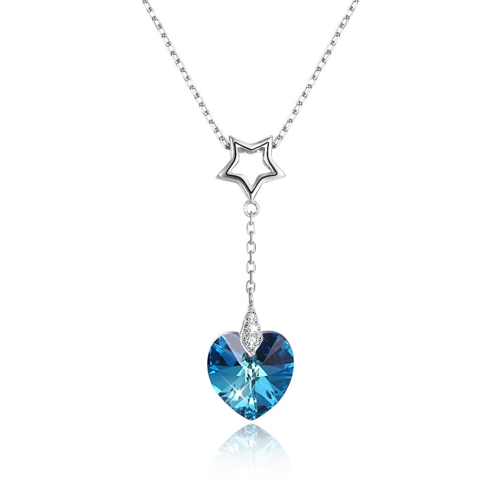 Heart Crystal Pendant Necklace