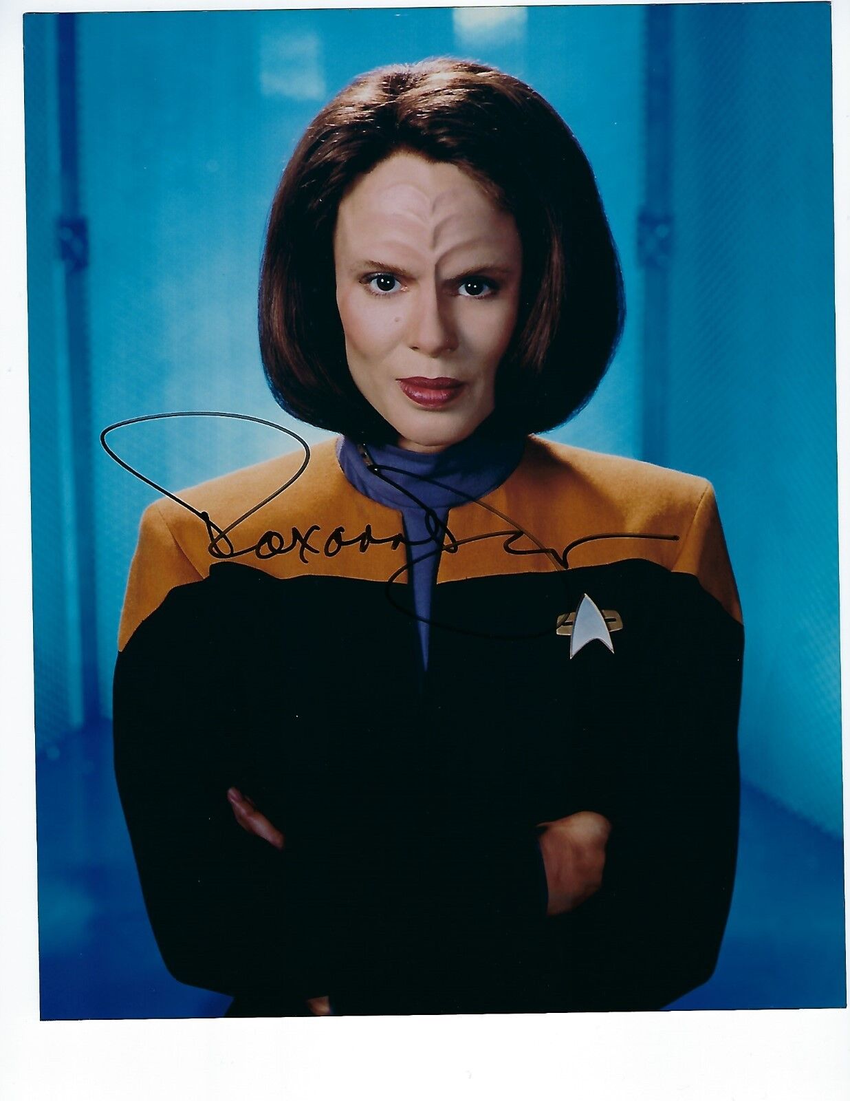 Roxann Dawson - Star Trek VOY signed Photo Poster painting