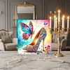 Framed Diamond Painting - Special Shaped - High Heel (25x25cm)