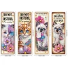 (US Local)4Pcs Diamond Painting Bookmarks Diamond Art Bookmarks for Book Lovers (Cat)