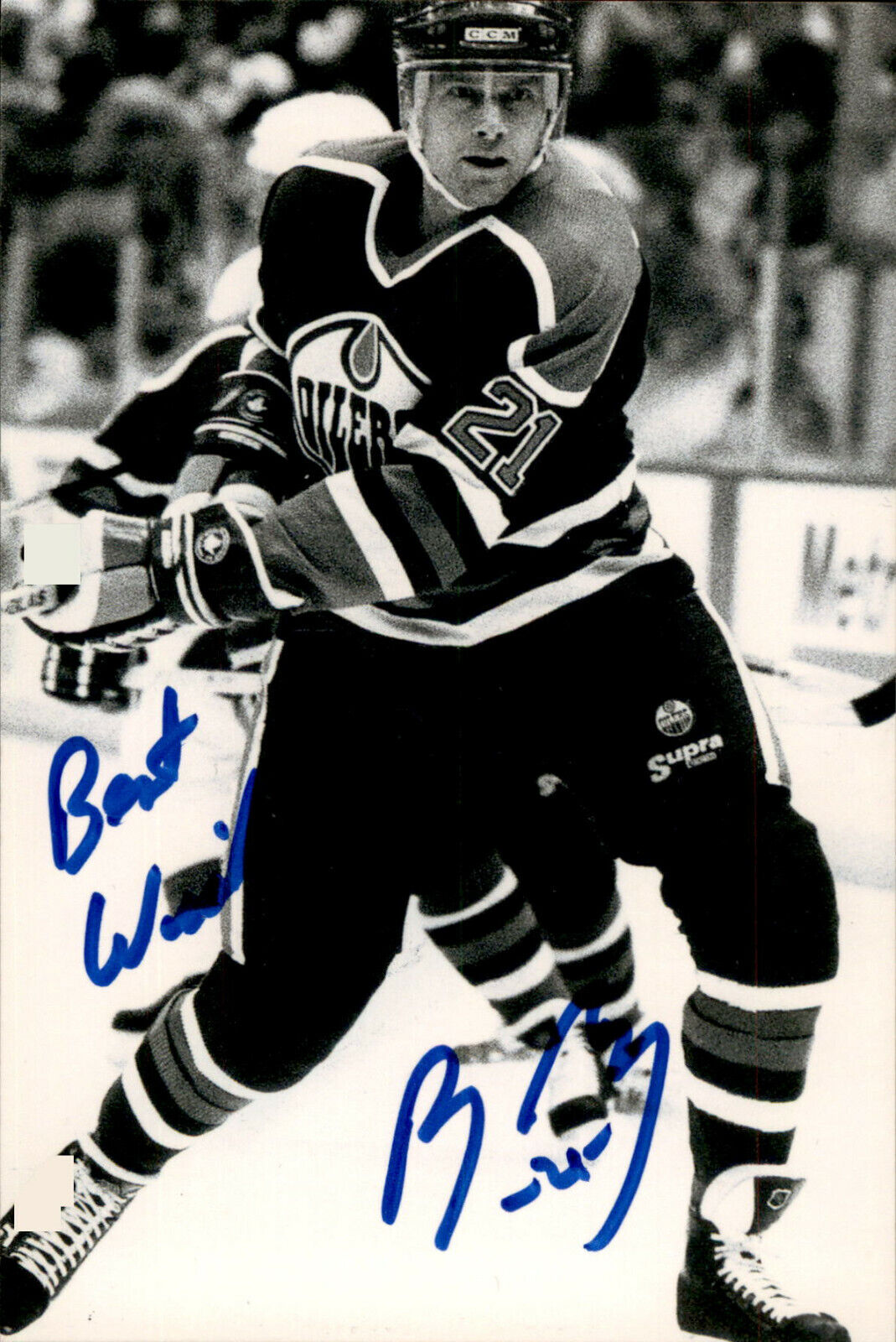 Randy Gregg SIGNED autographed 4x6 Photo Poster painting EDMONTON OILERS
