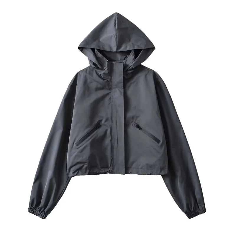 Nigikala Nigikala Hooded Storm Jacket Women's New Loose Casual Zipper Jacket In The Fall Of 2025 Z91379