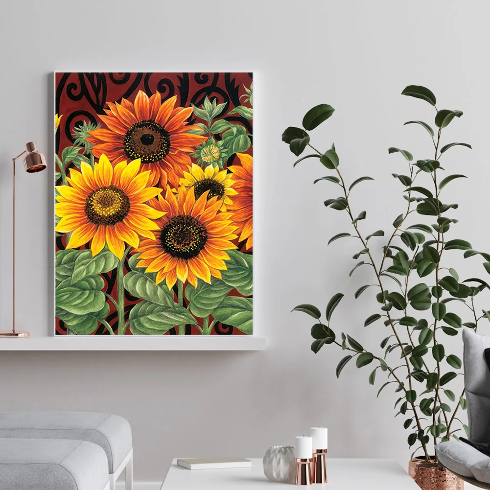 DIY Paint By Number 40*50cm - Flower