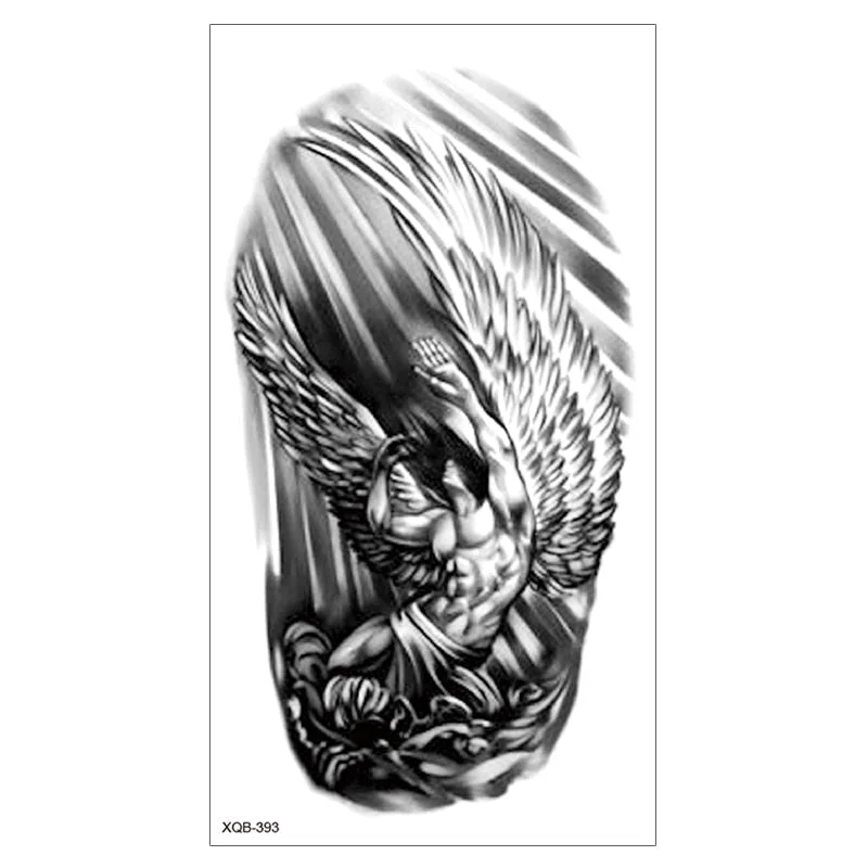 Lion King Waterproof Temporary Tattoo Stickers Body Art Fake Tatoo Animal Realistic Tribal Tiger Arm Sleeve transferable tattoo