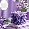 Silicone Flower Cylinder Mould DIY Blossom Candle Mould Heat Protection 3D Flower Candle Moulds  Management for Valentine s Day Wedding Birthday Gift