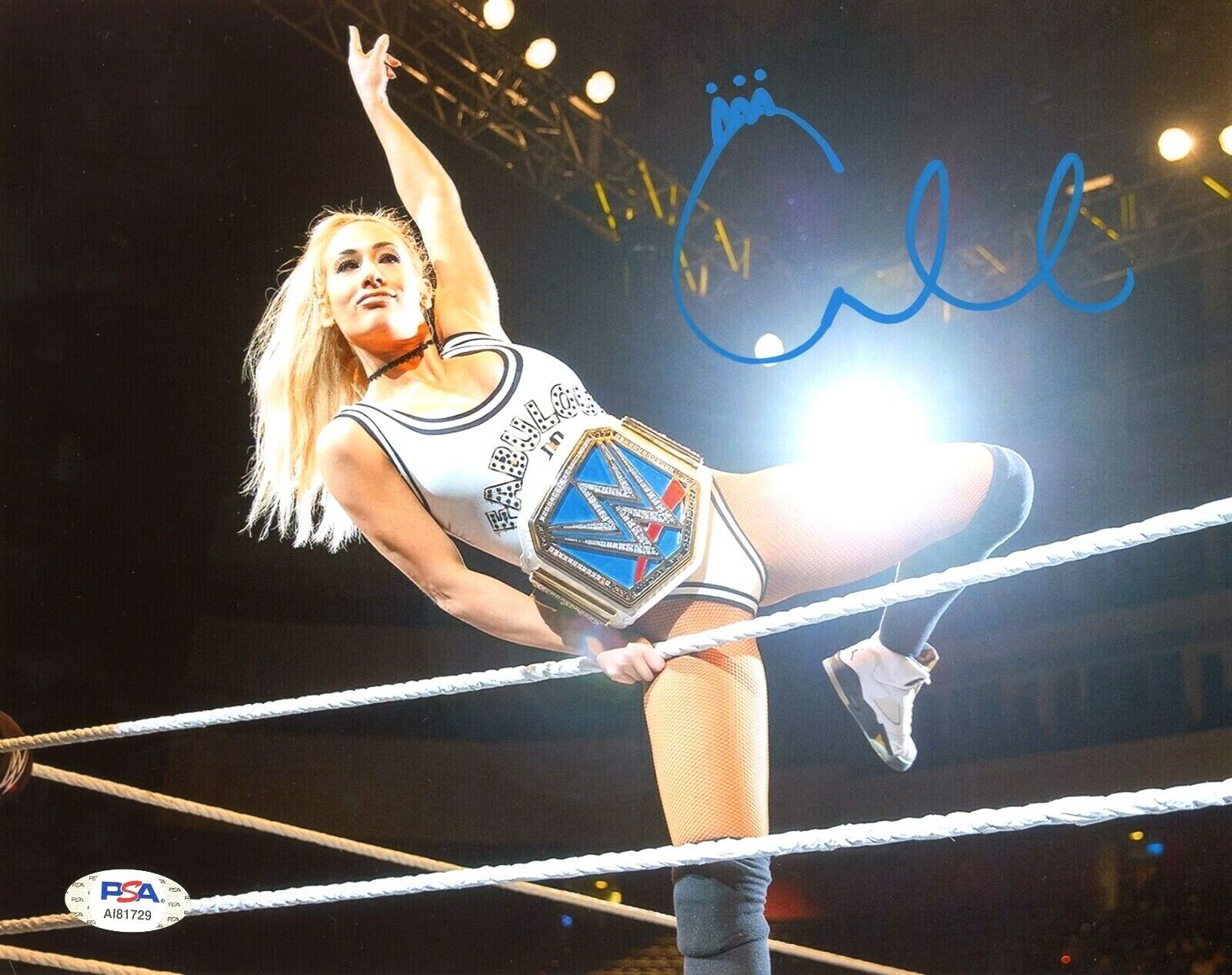 WWE CARMELLA HAND SIGNED AUTOGRAPHED 8X10 Photo Poster painting WITH PROOF AND PSA DNA COA 34