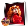 Diamond Painting-DIY Full Round Drill Heart And Dog