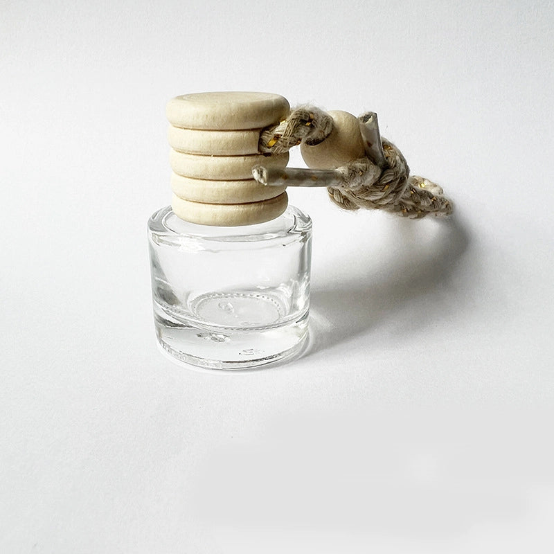 Car Perfume Pendant Car Perfume Bottle Aromatherapy Bottle Pendant 8ml Cylindrical Perfume Bottle Pendant Logo