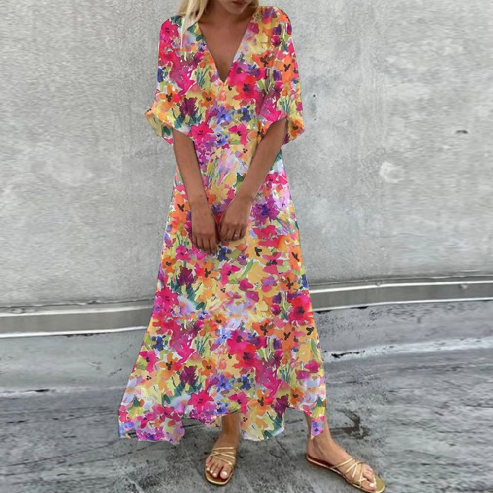 Glamorous Short Sleeve Maxi Dress