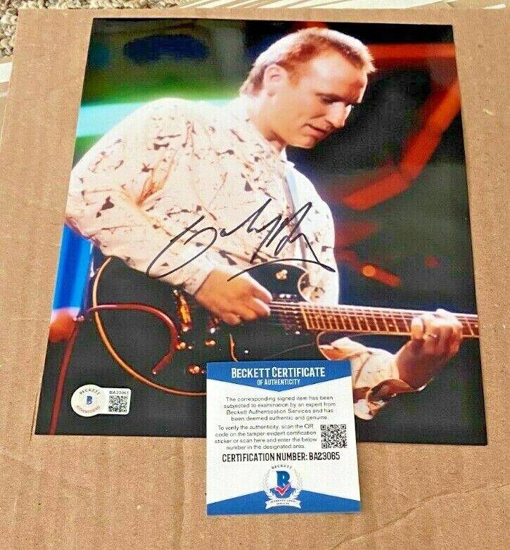 COLIN HAY SIGNED MEN AT WORK 8X10 Photo Poster painting BECKETT CERTIFIED BAS #3