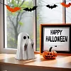 Figurine fant&ocirc;me mignonne et effrayante pour Halloween, d&eacute;coration d'int&eacute;rieur