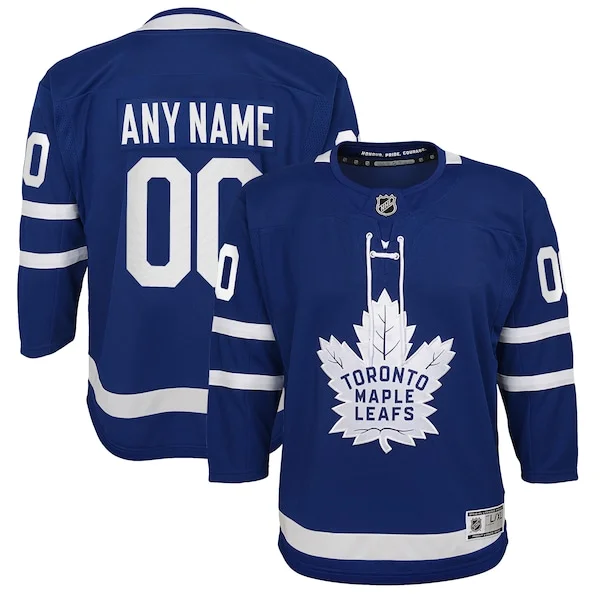 Toronto Maple Leafs Youth Home Premier Custom Jersey - Blue