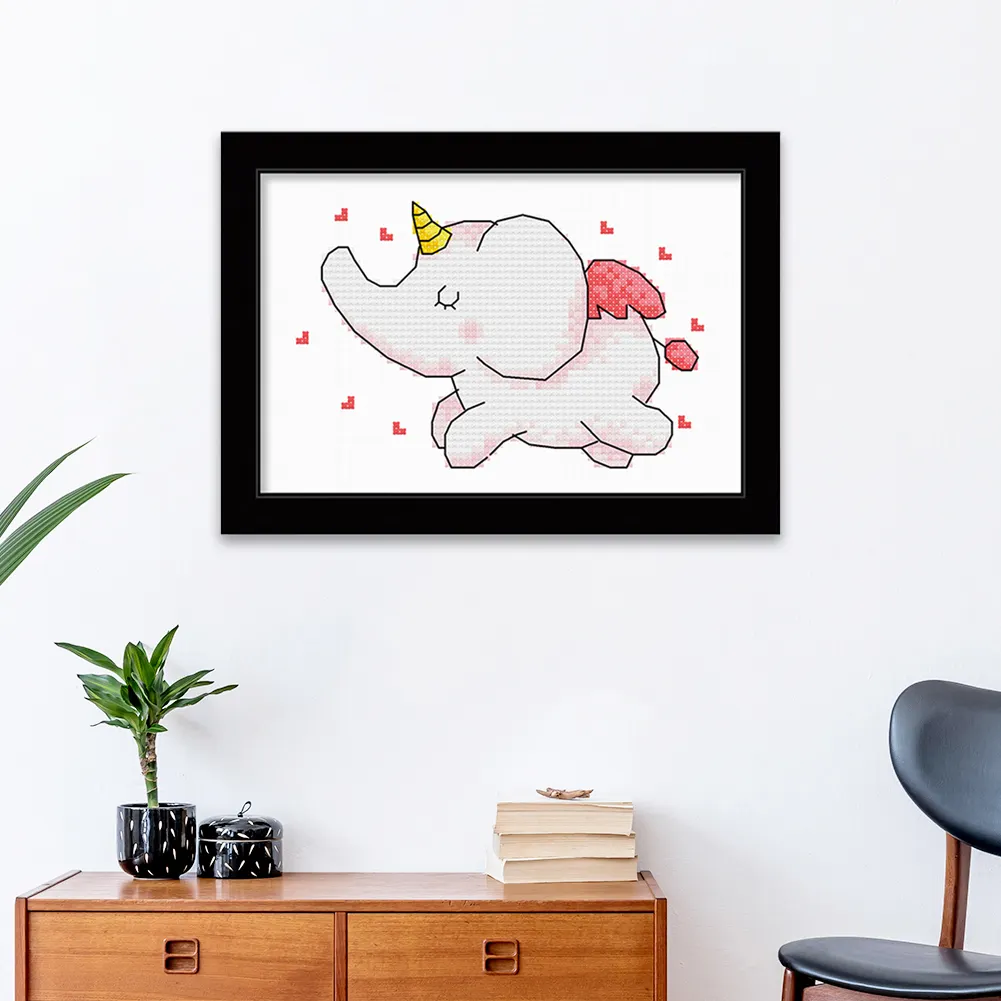 11ct Stamped Cross Stitch - Unicorn(25*20cm)