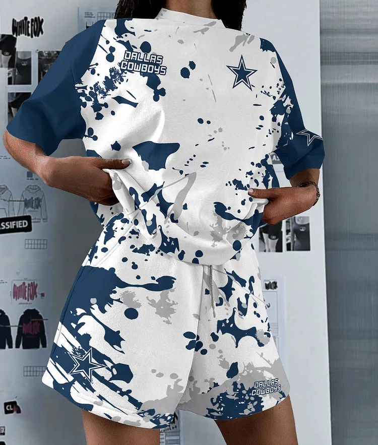 Dallas Cowboys Limited Edition Top And Shorts Two-Piece Suits