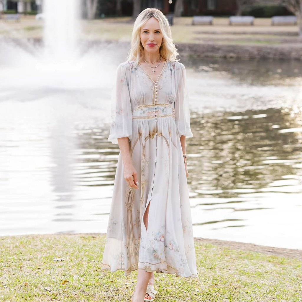 Mulberry Silk Maxi Dress Luxury For Wedding Guest REAL SILK LIFE