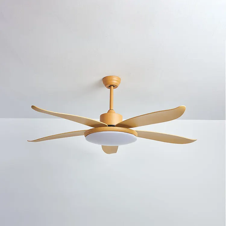 Haydn 5 blade ceiling fan with lighting, metal & acrylic, &empty;100/120CM