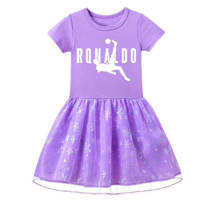 Mayoulove Ronaldo Kids Dress for Boys  Girls - Soccer Star Themed Fashion - Perfect Gift for Young Fans-Mayoulove