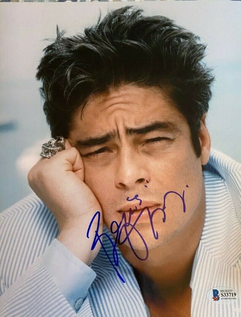 Benicio del toro signed autographed 8x10 Photo Poster painting BECKETT AUTHENTICATED COA