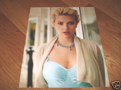 Scarlett Johansson Sexy 8x10 Color Promo Photo Poster painting #11