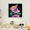 (Stamped/Counted) Ballet Rapunzel Silhouette-11CT Cross Stitch 40*40cm