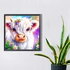 Highland Yak - Round Drill Diamond Painting - 30*30CM