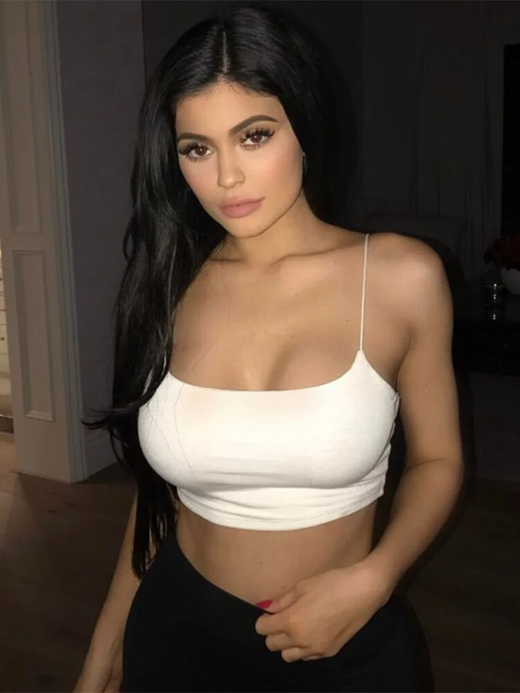 2023 New Fashion Women  Crop Tops Solid Summer Camis Women Casual Tank Tops Vest Sleeveless Crop Tops blos