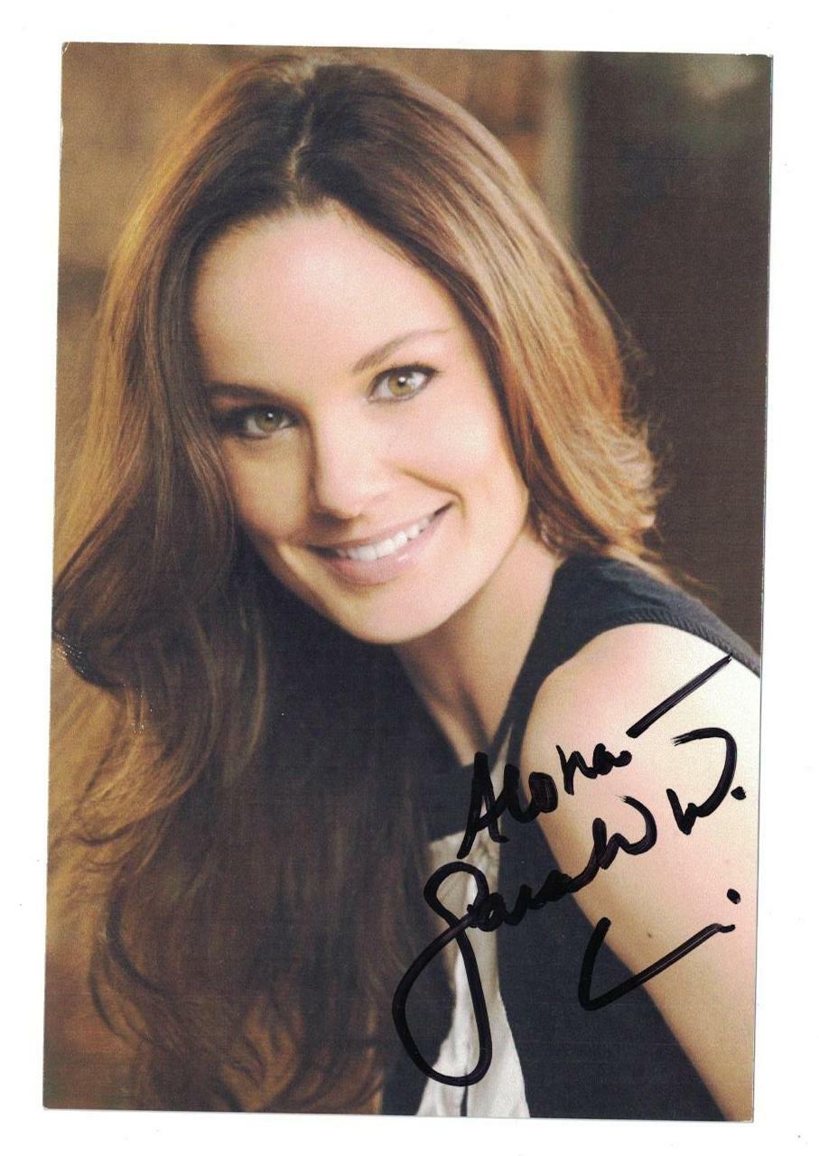 Sarah Wayne Callies Signed Autographed 4x6 Photo Poster painting Actress Walking Dead B