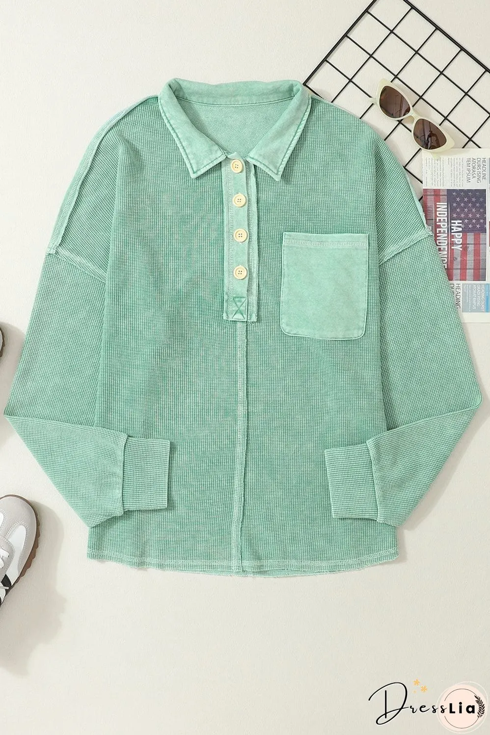 Checkered Long Sleeve Shirt