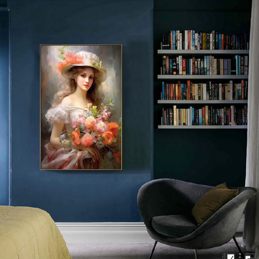 Diamond Painting - Full Round Drill - Flower Beauty(Canvas|40*60cm)