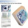 Christmas Acrylic DIY 5D Diamond Art Painting Napkin Holder Set (Polar Bear)