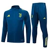 25/26 Juventus Blue long zipper Training Jacket Set