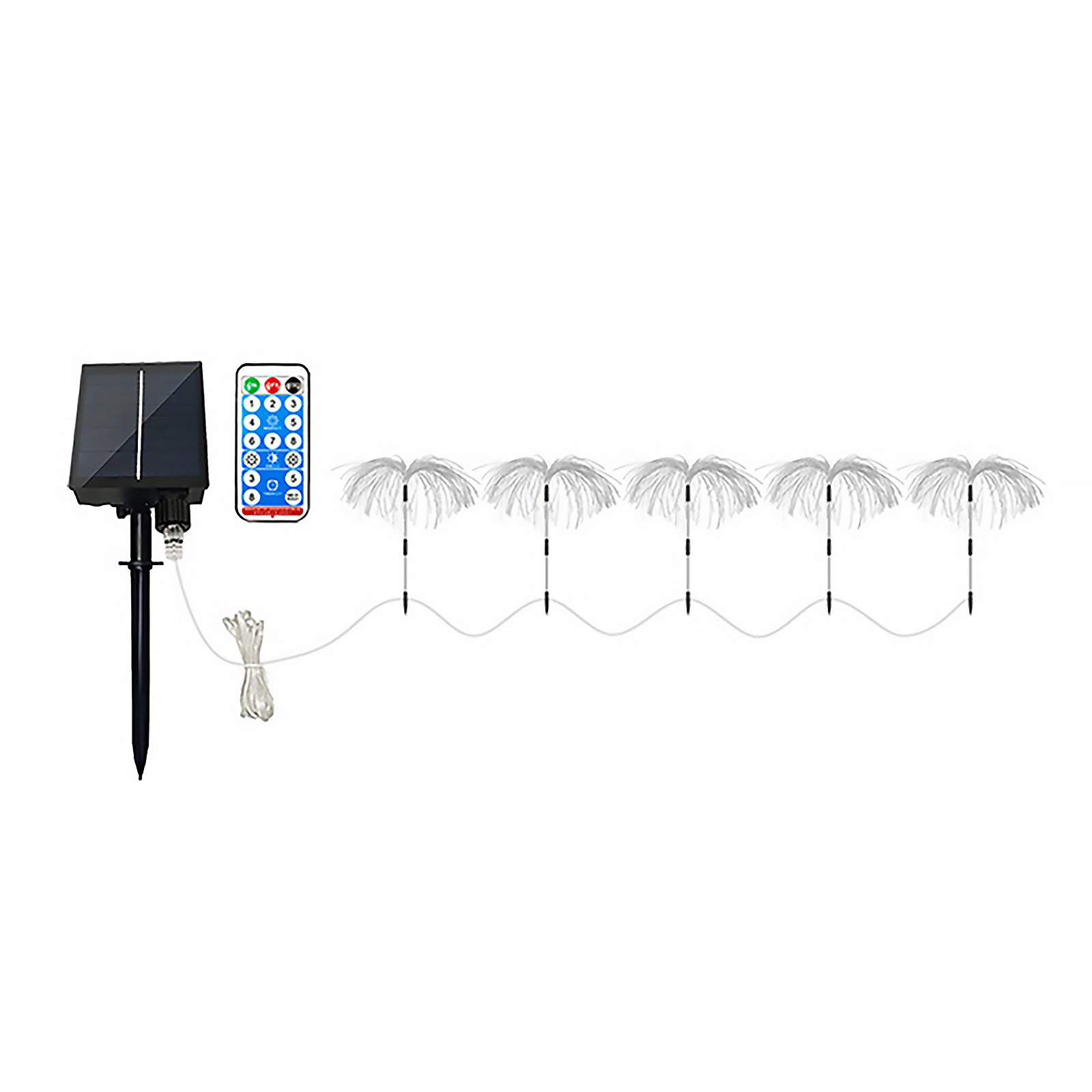 

Garden Solar Light with Remote 4 / 5 Pack LED Multi Color Jellyfish Light, 501 Original