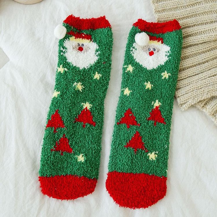 Christmas Ball Floor Socks