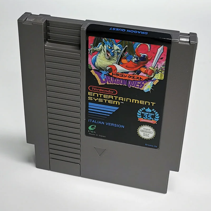 Dragon Warrior For Nintendo NES - 8 Bit Game Cartridge