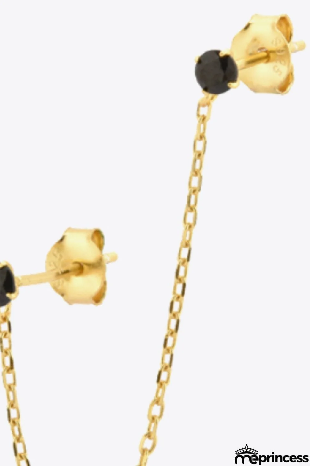 925 Sterling Silver Single Double-Piercing Earring