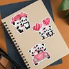 2 Sheets Diamonds Painting DIY Cartoon Animals Sticker