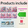 6Pcs Diamond Painting Butterfly Greeting Card for Holiday Party Favors