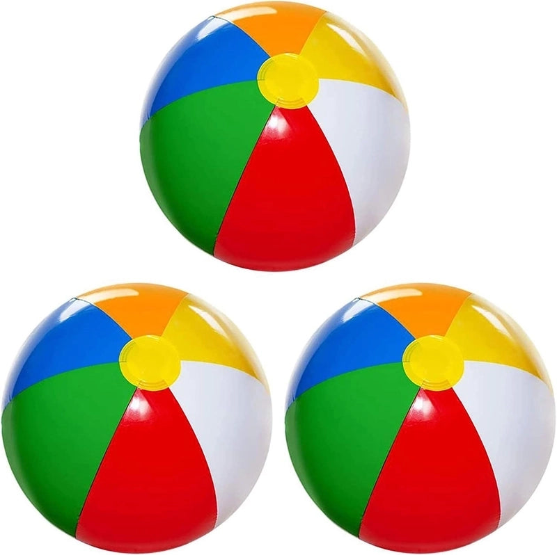 Creative Rainbow Children Toys Pvc Inflatable Beach Ball