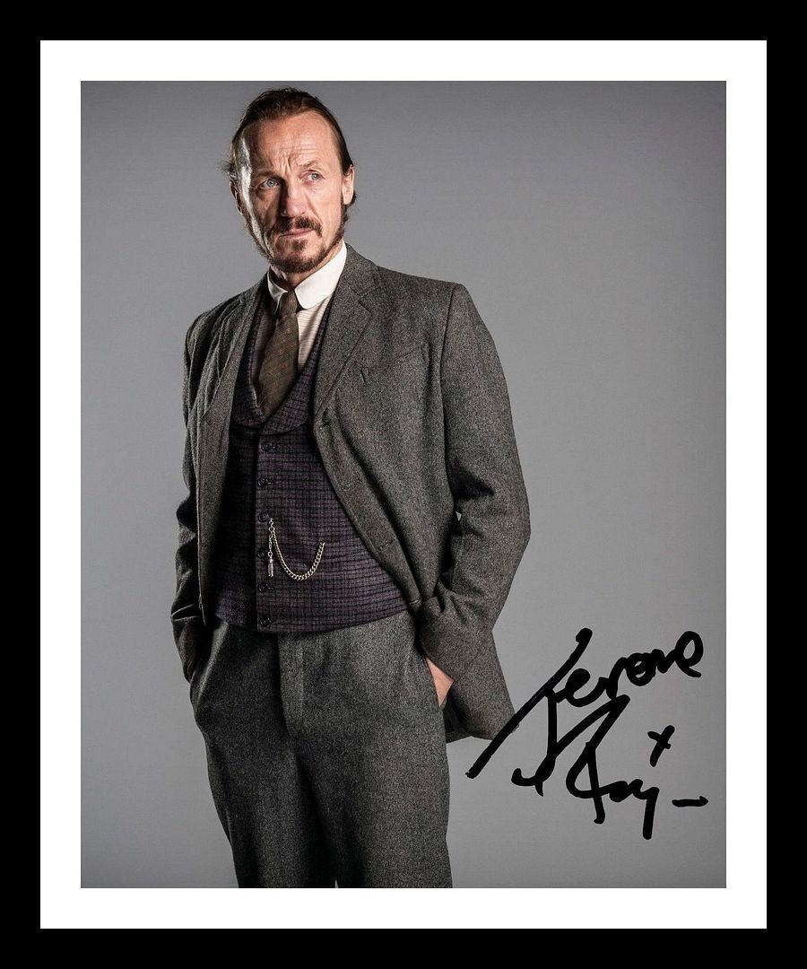 Jerome Flynn Autograph Signed & Framed Photo Poster painting