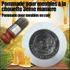 Ensemble de pommade et de brosse pour meubles