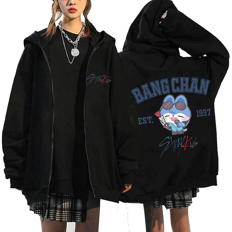 2025 Stray Kids dominATE World Tour Zip-Up Hoodie