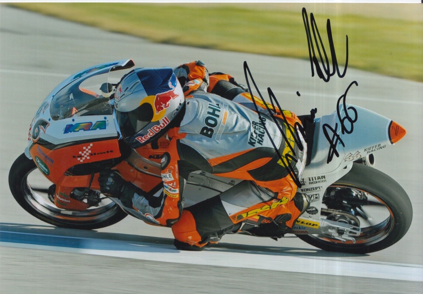 Florian Alt Hand Signed 7x5 Photo Poster painting Kiefer Racing Moto3 MotoGP 7.