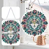 Acrylic Special Shaped Wolf 5D Diamond Painting Hanging Clock Art Craft