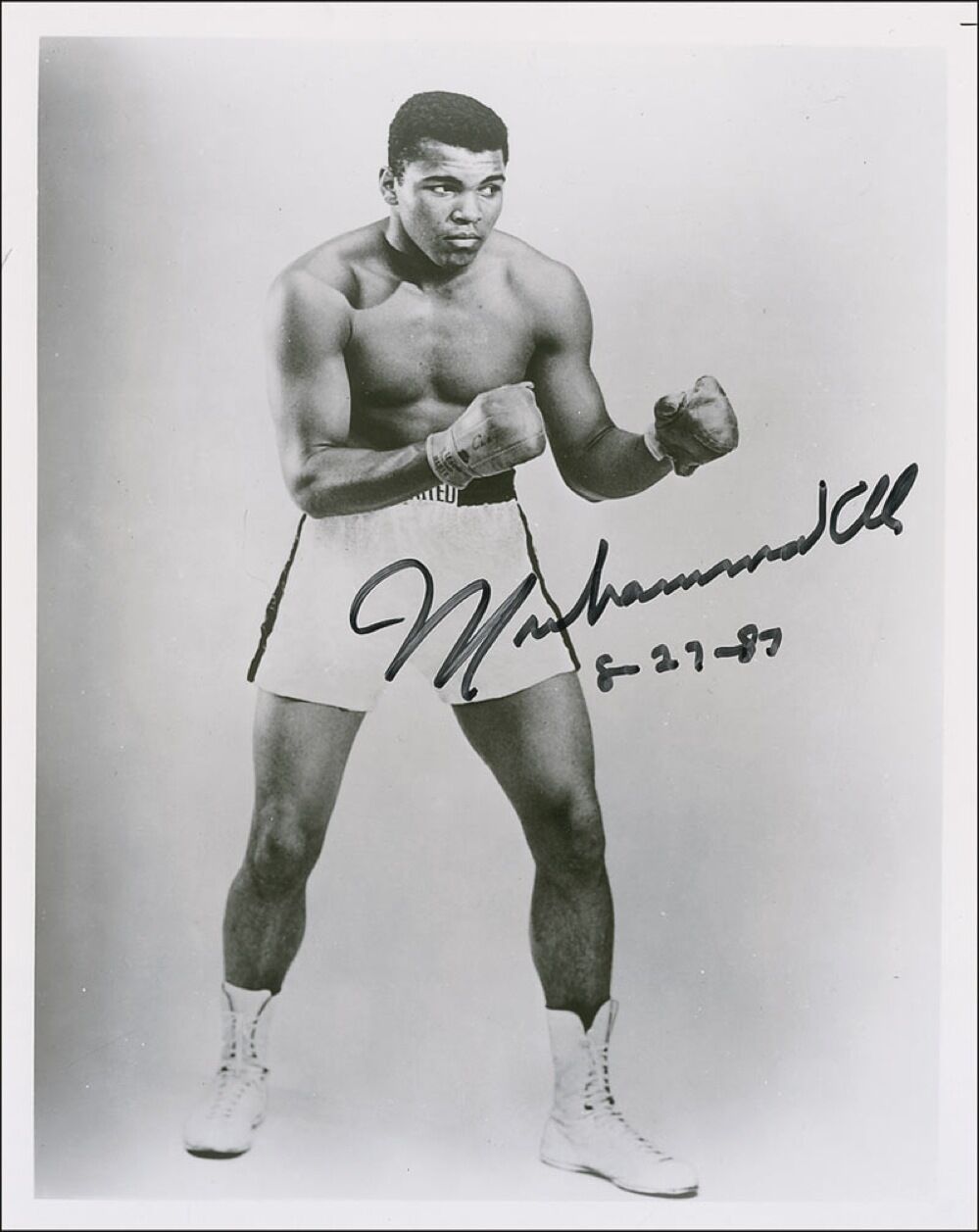 MUHAMMAD ALI Signed Photo Poster paintinggraph - World Heavyweight BOXING Champion - Preprint